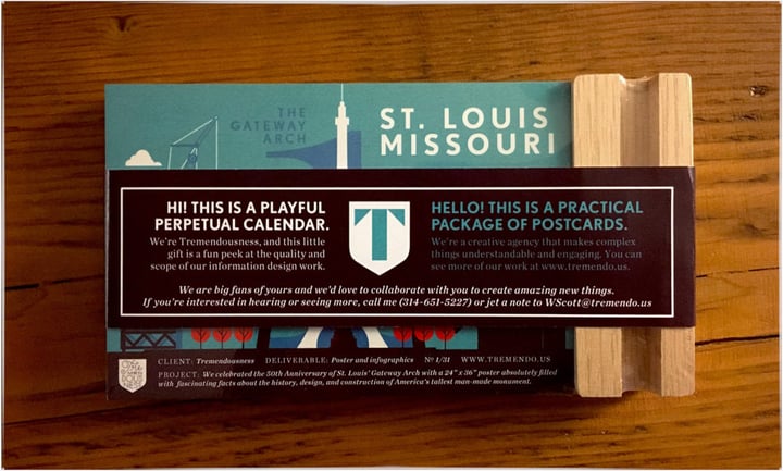 Is it a playful perpetual calendar...