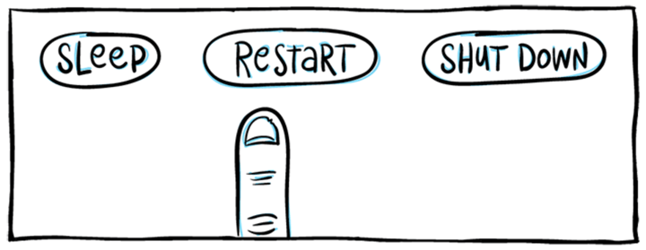Hitting restart