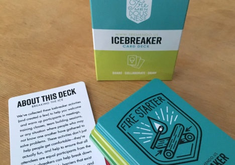 Introducing the "Icebreakers Card Deck' by Tremendousness